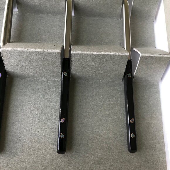 New Wajima Nuri set, pearl of mother inlay, Artisan Handcrafted, Japan - Picture 14 of 15